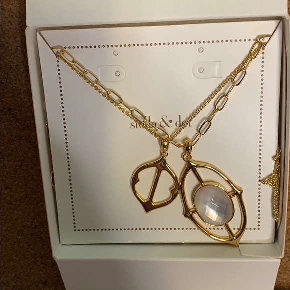 Stella & Dot Jewelry - Two piece necklace set! Never been used /New